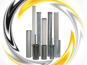 Gas pressure reducing station filters